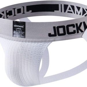 JOCKMAIL Men's Jockstrap Athletic Supporter Underwear Gym Workout Strap Brief